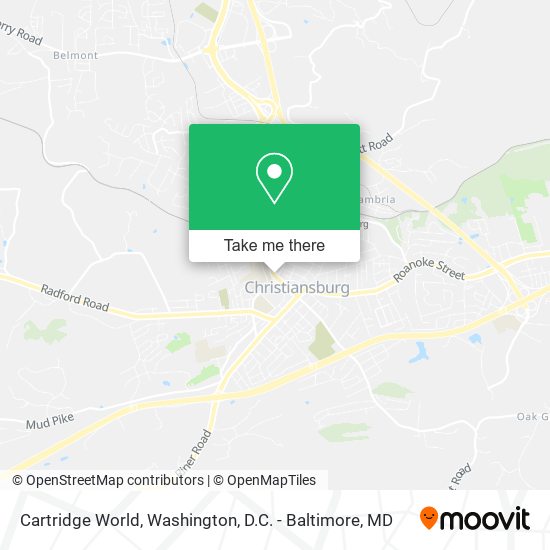 Cartridge World map