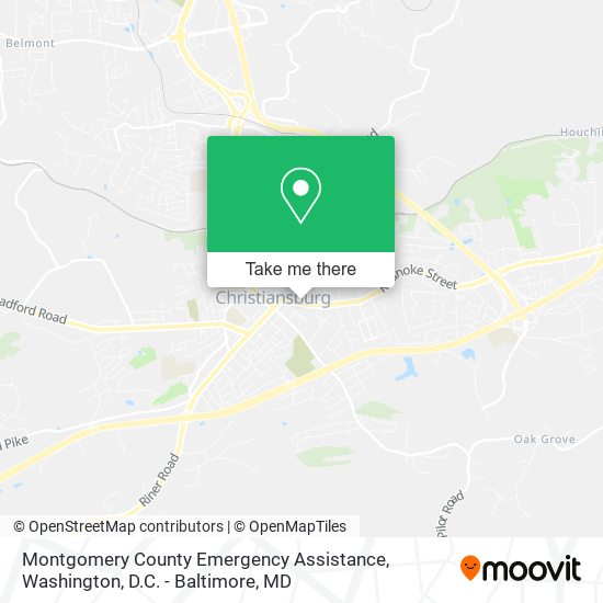 Montgomery County Emergency Assistance map