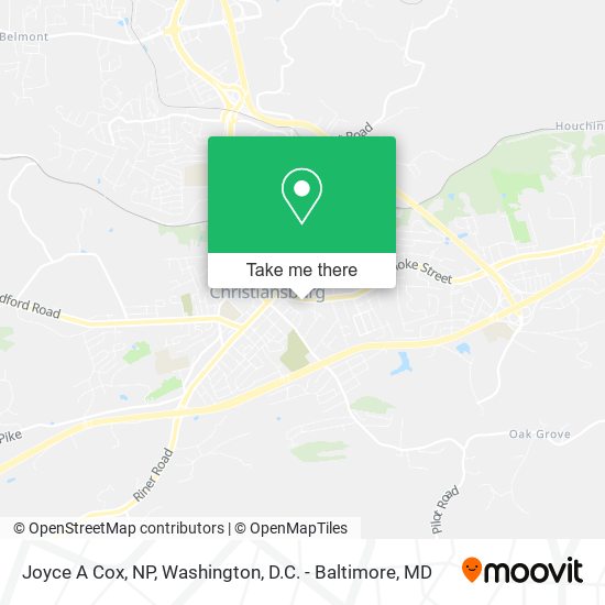 Mapa de Joyce A Cox, NP