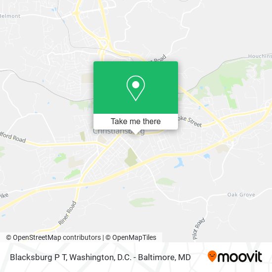Blacksburg P T map