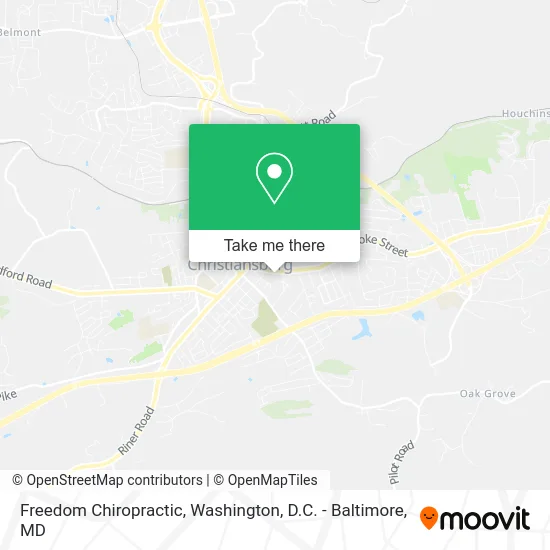 Freedom Chiropractic map