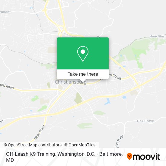 Mapa de Off-Leash K9 Training