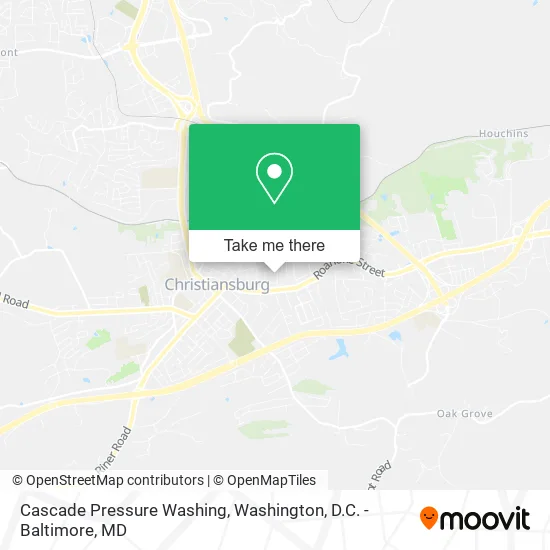 Cascade Pressure Washing map