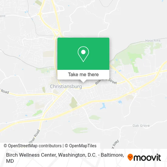 Birch Wellness Center map