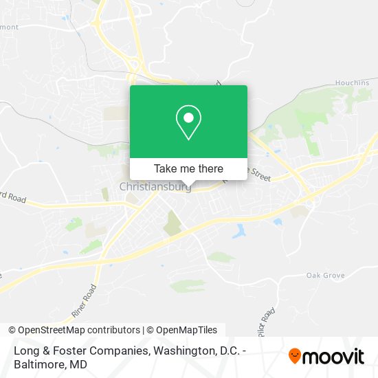 Long & Foster Companies map