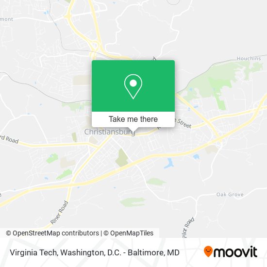 Mapa de Virginia Tech