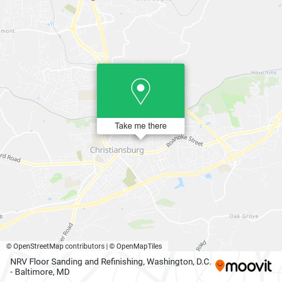 NRV Floor Sanding and Refinishing map