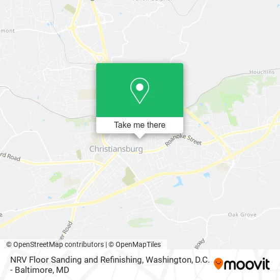 NRV Floor Sanding and Refinishing map