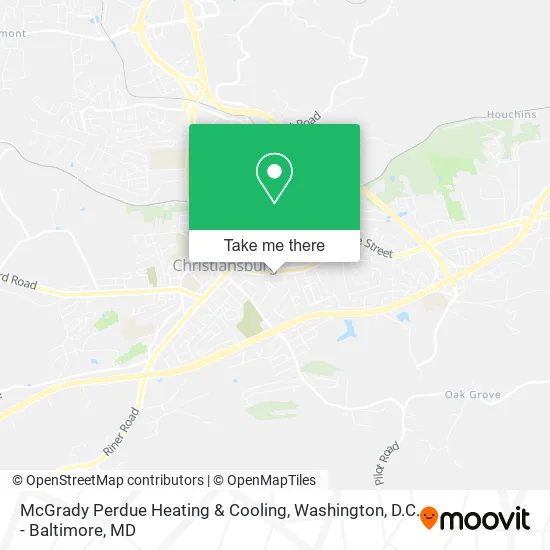 McGrady Perdue Heating & Cooling map