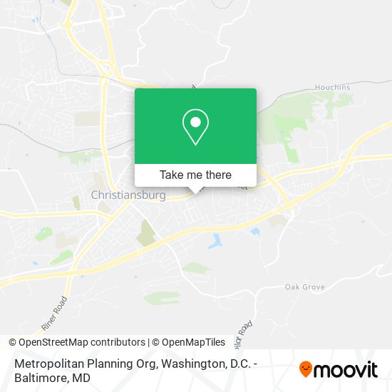 Metropolitan Planning Org map