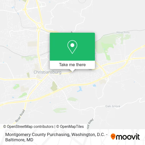 Montgomery County Purchasing map