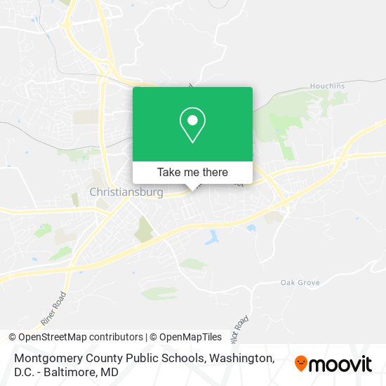 Montgomery County Public Schools map