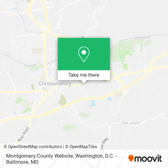 Montgomery County Website map