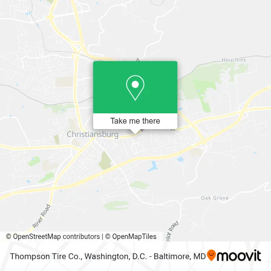 Thompson Tire Co. map