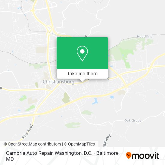 Cambria Auto Repair map