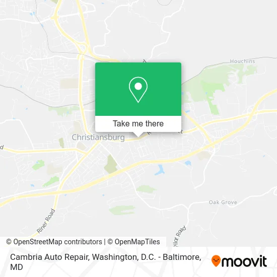 Cambria Auto Repair map