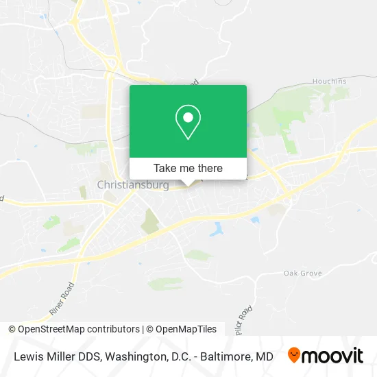 Lewis Miller DDS map