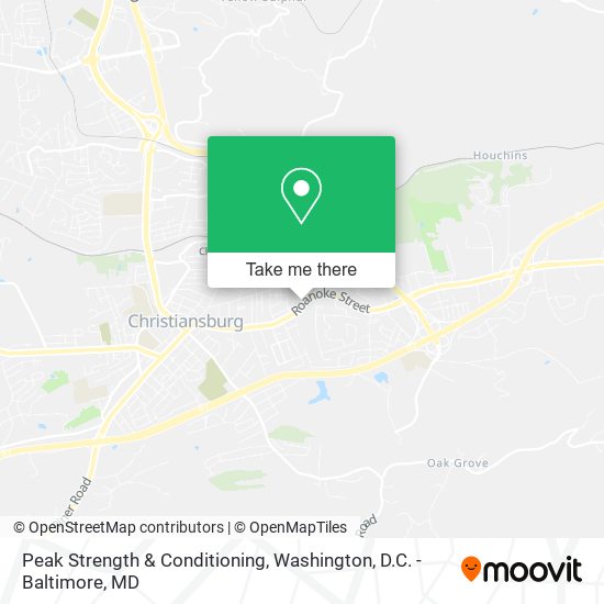 Peak Strength & Conditioning map