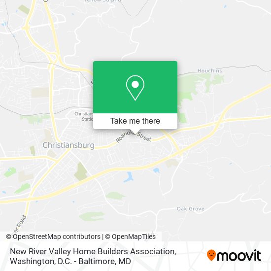 Mapa de New River Valley Home Builders Association