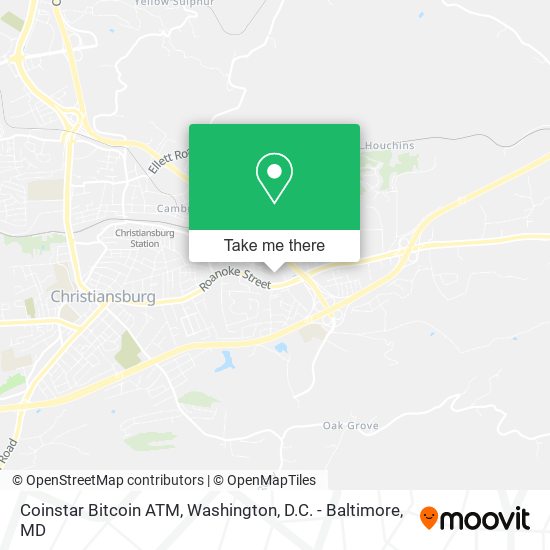 Coinstar Bitcoin ATM map