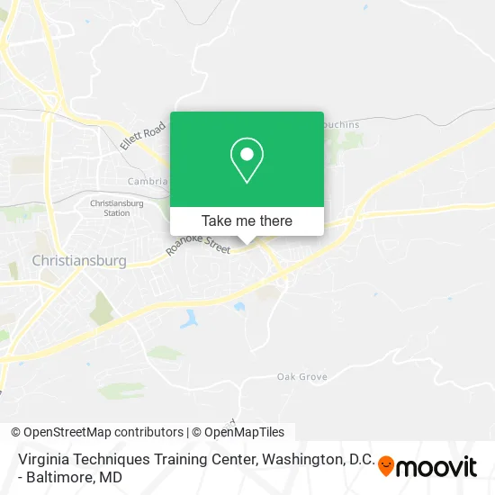 Virginia Techniques Training Center map