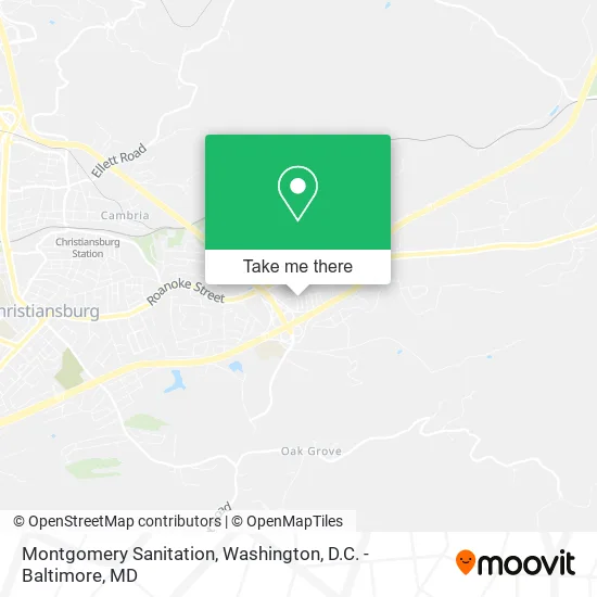 Montgomery Sanitation map