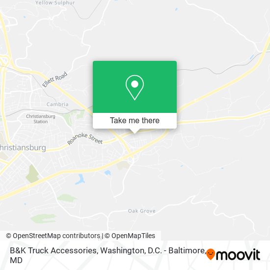 B&K Truck Accessories map