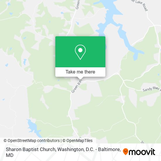 Sharon Baptist Church map
