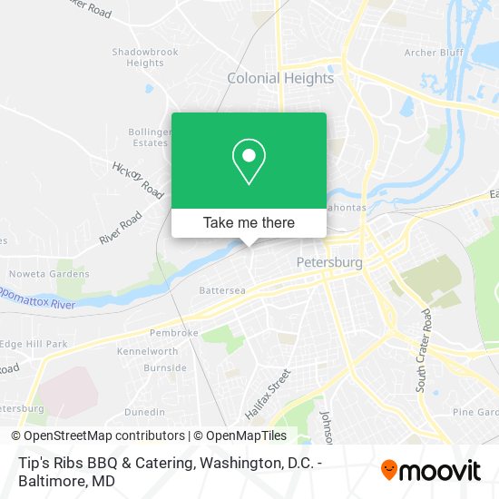 Tip's Ribs BBQ & Catering map