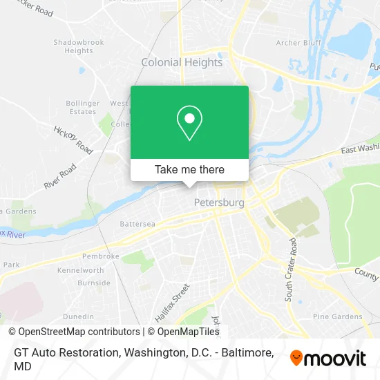 GT Auto Restoration map