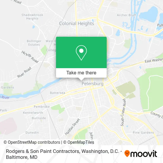 Rodgers & Son Paint Contractors map