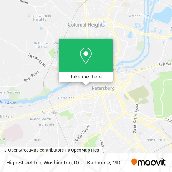 Mapa de High Street Inn