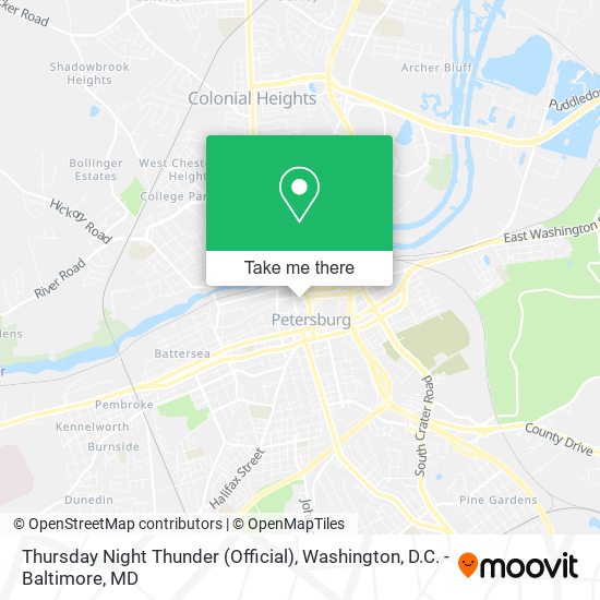 Mapa de Thursday Night Thunder (Official)