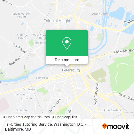 Tri-Cities Tutoring Service map