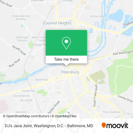 Mapa de DJ's Java Joint