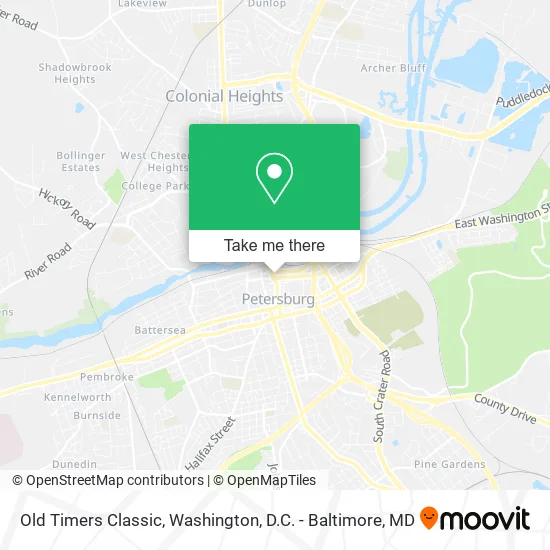 Old Timers Classic map