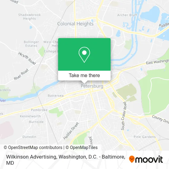 Wilkinson Advertising map