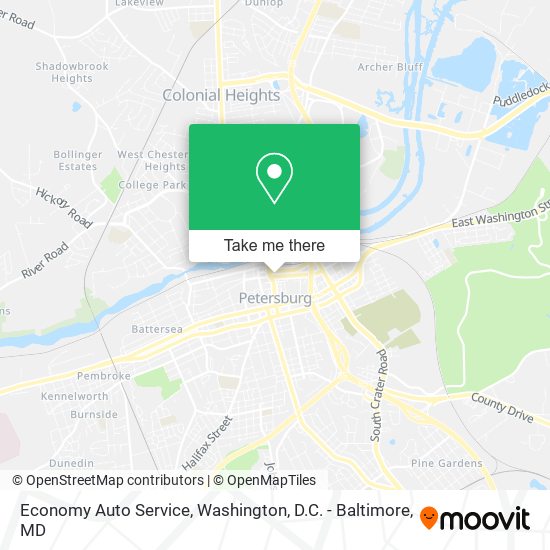 Mapa de Economy Auto Service