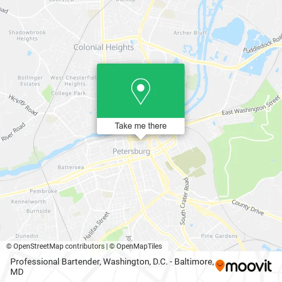 Mapa de Professional Bartender