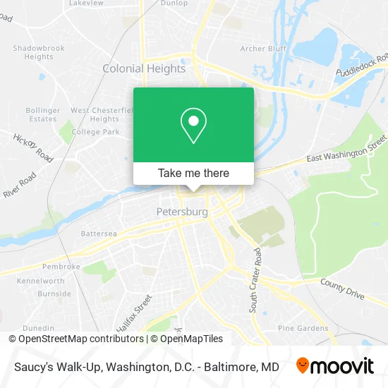 Mapa de Saucy's Walk-Up