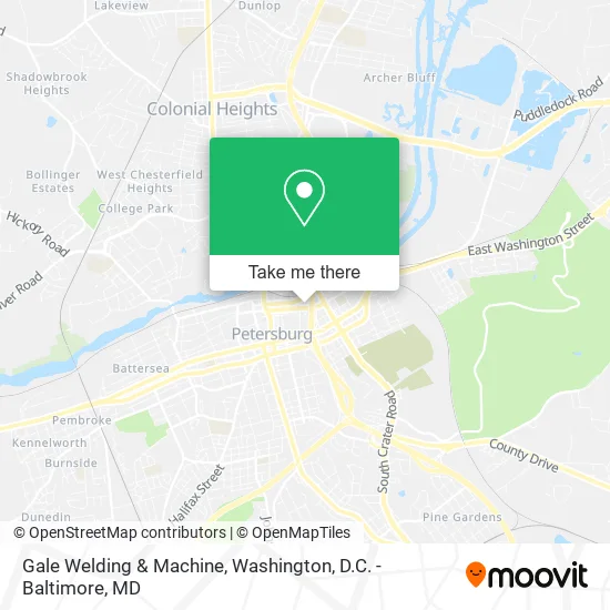 Mapa de Gale Welding & Machine