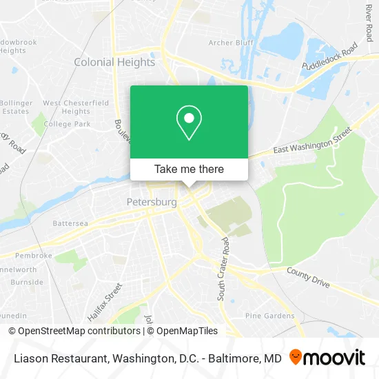 Mapa de Liason Restaurant