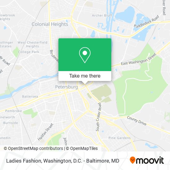 Ladies Fashion map