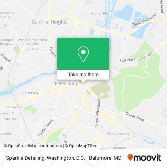 Sparkle Detailing map