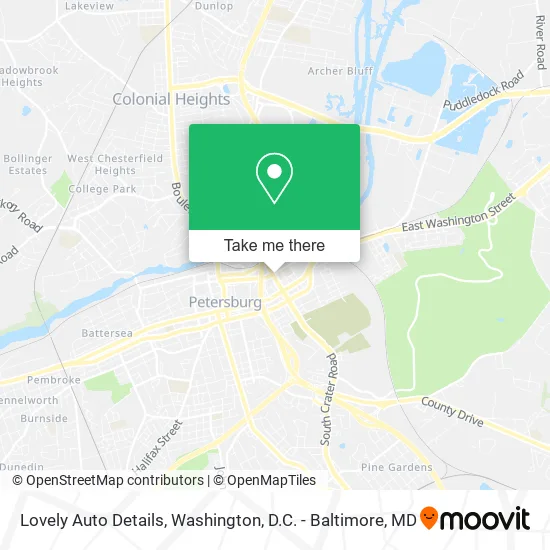 Lovely Auto Details map