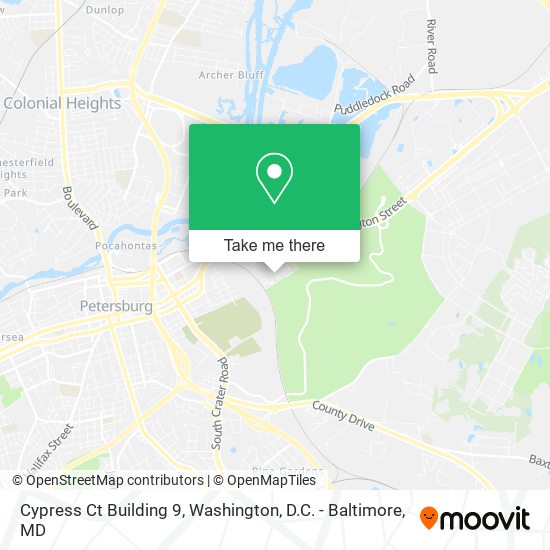Mapa de Cypress Ct Building 9