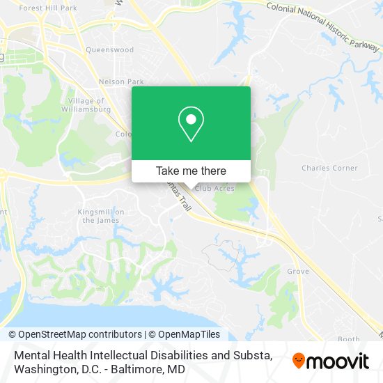 Mental Health Intellectual Disabilities and Substa map