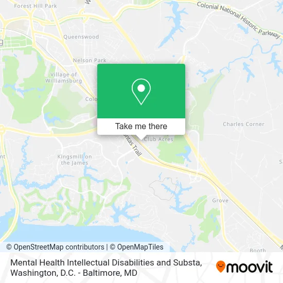 Mental Health Intellectual Disabilities and Substa map