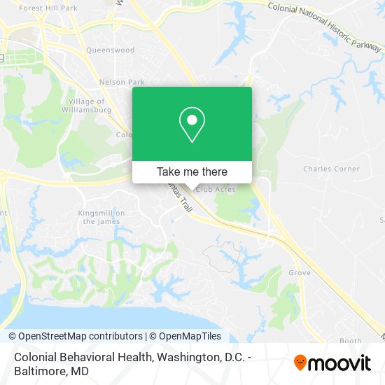 Mapa de Colonial Behavioral Health