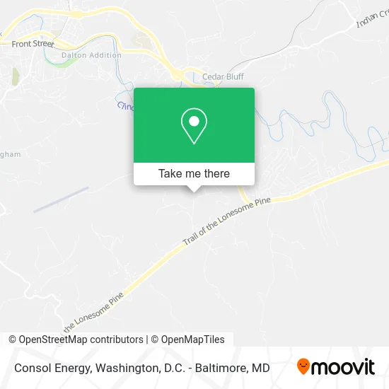 Consol Energy map
